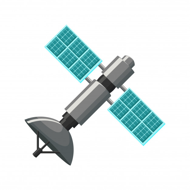 satellite icon grey blue 67515 100